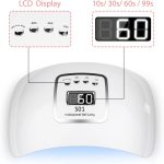 CICK UV LED Nail Lamp 72W UV Light for Nails with 4 Timers, Faster Nail dryers with Auto Senor, Nail Light for Professional Manicure Salon - Image 2